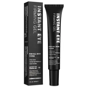 Gheecry Instant Firm Eye Tightener, Temporary Eyes Tightener Cream Instant Reduces for Under Eye Bags, Dark Circles & Wrinkles, Puffiness, Firm Delicate Skin, Anti-Aging Fine Lines