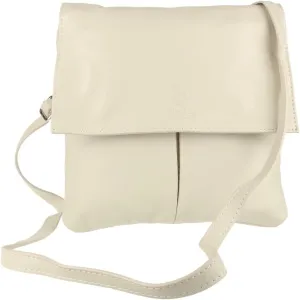 Girly HandBags Double Pocket Italian Genuine Leather Messenger Bag Crossbody Shoulder Bag