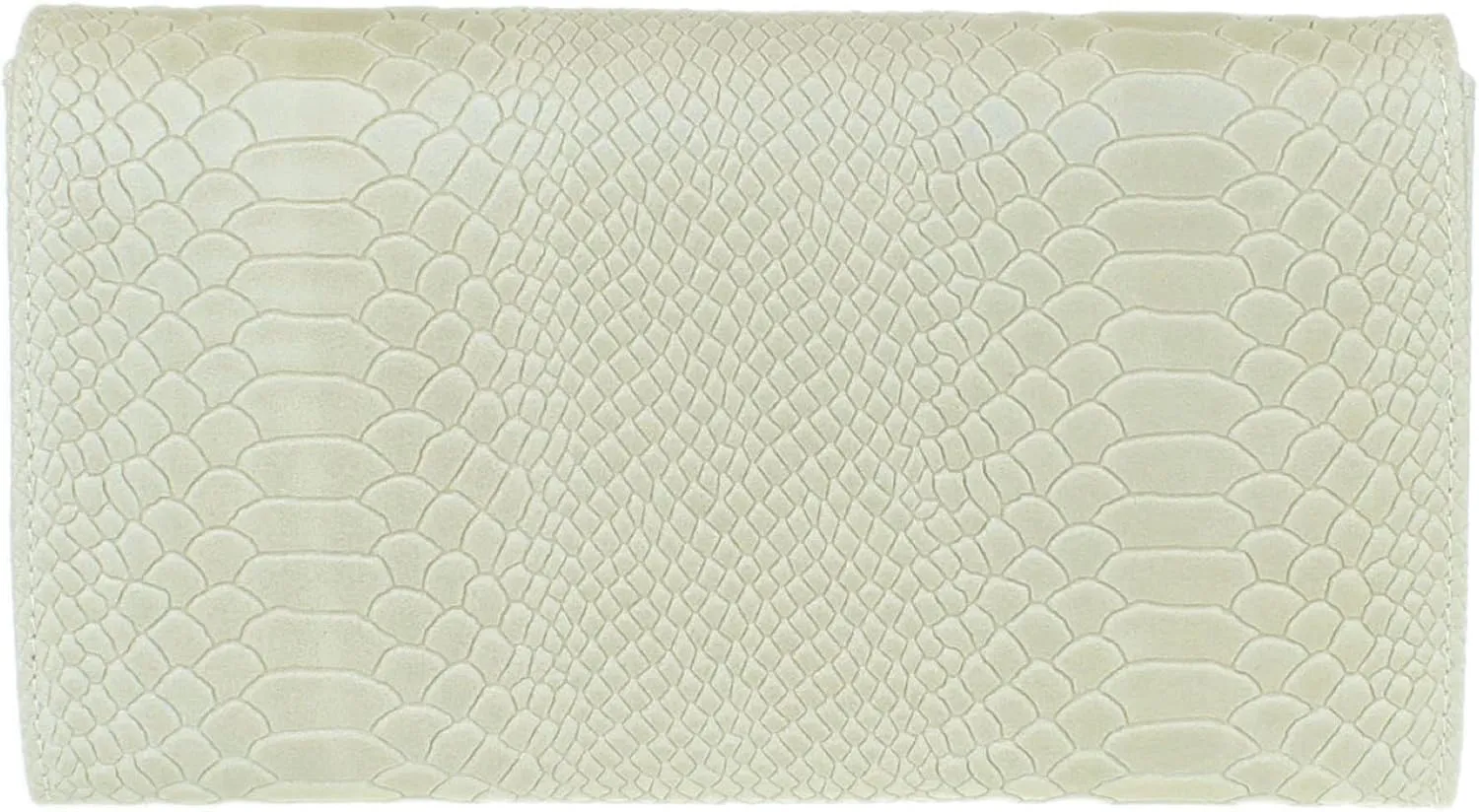 Girly HandBags Womens Italian Leather Snake Print Suede Clutch Bag