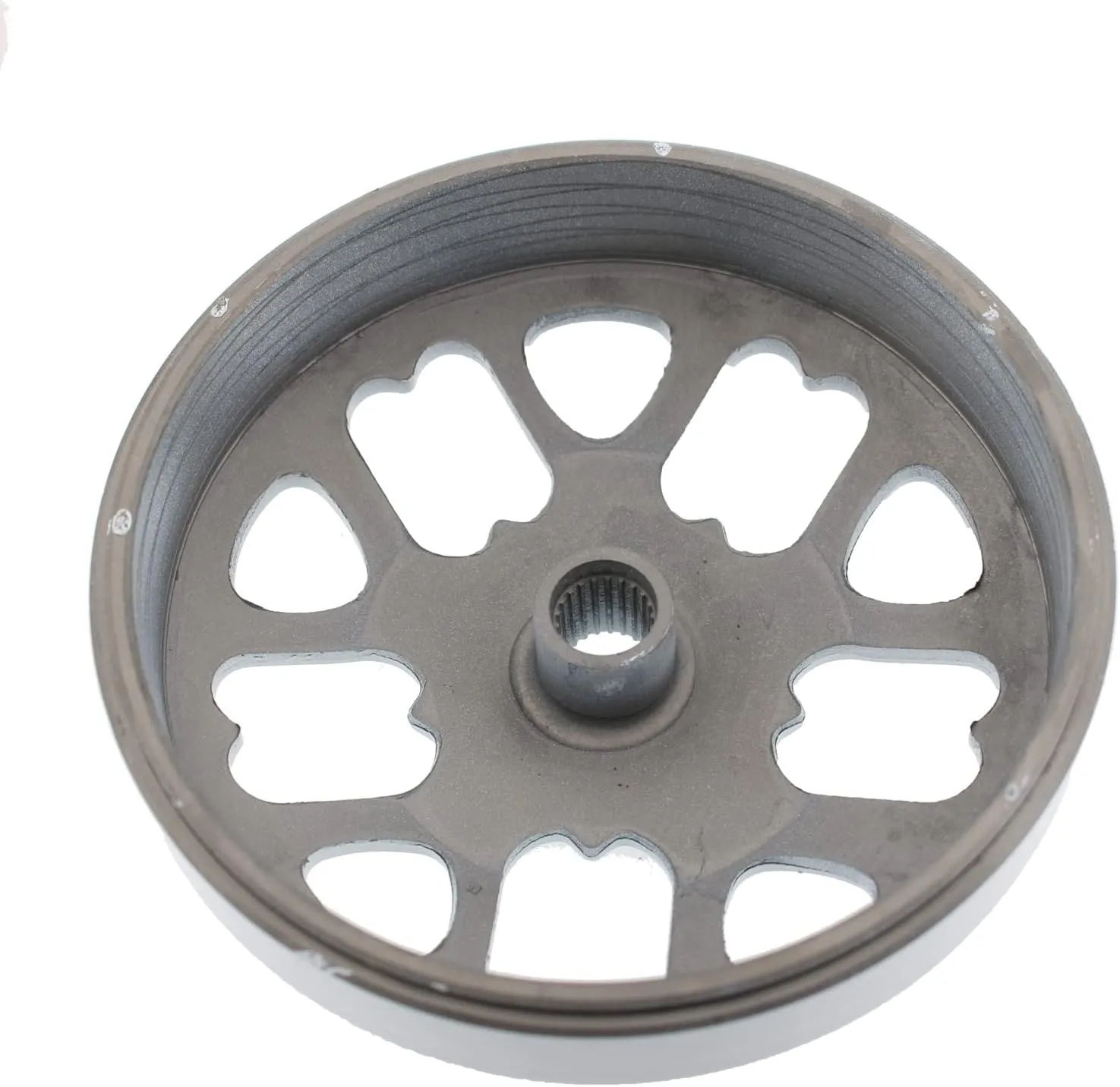 Glixal High Performance Clutch Bell for GY6 49cc 50cc 139QMB 147QMD Based Engine Scooter Moped ATV Go Kart, Racing Clutch Drum Cover (Type C)