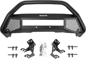 Go Rhino RC4 Bull Bar w/ Hole for 20" Single Row LED Light Bar & Mounting Brackets | Mild Steel, Textured Black | 545660T | Fits 2016 - 2023 Toyota 4Runner