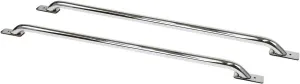 Go Rhino Stake Pocket Bed Rails Stake Pocket Truck Bed Rails | Mild Steel, Chrome | 8128C | Fits Various 1994-2024 Pickups w/ 6.4' or 6.5' Beds (See Description)