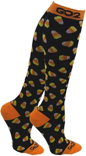 Go2Socks Holiday Compression Socks | Women Men Nurses Runners | 15-20 mmHg Medical Stockings