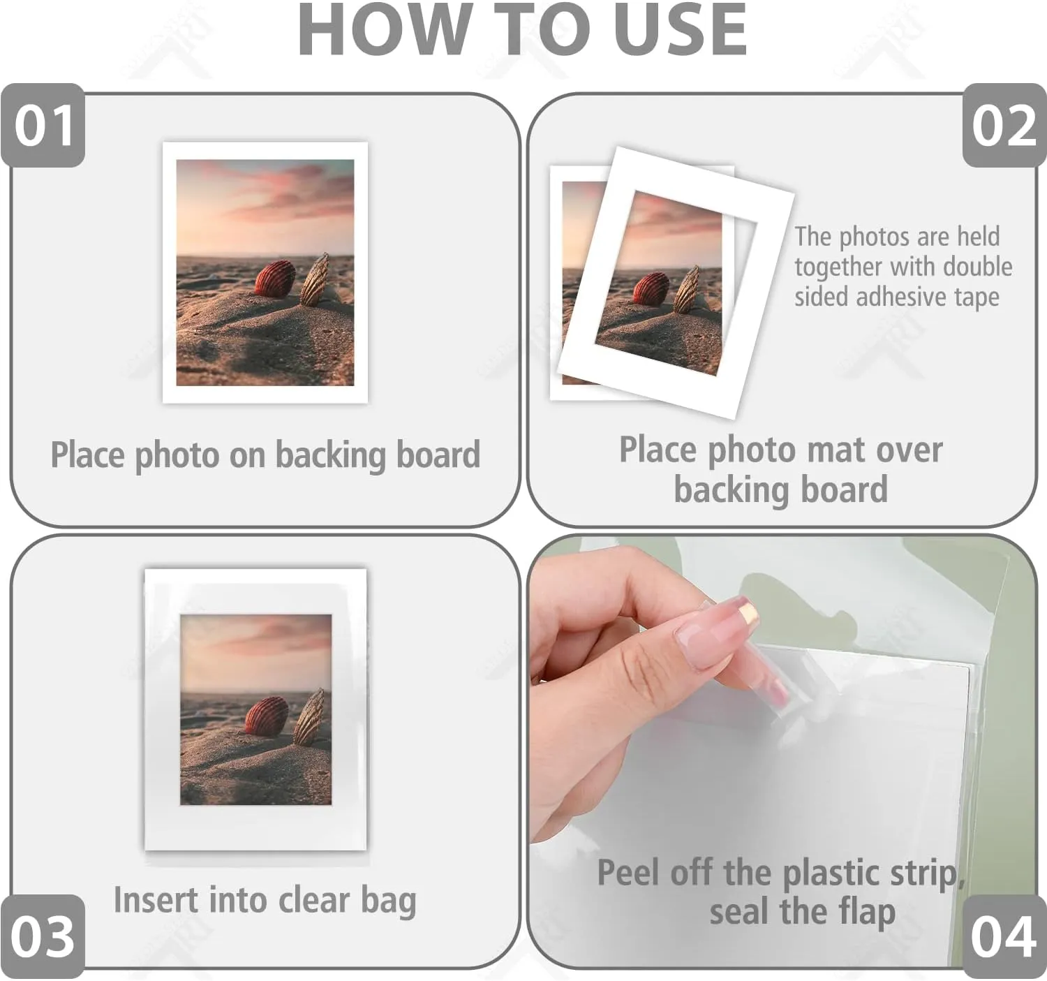 Golden State Art, Acid Free, Pack of 25, 11x14 White Picture Mats Mattes with White Core Bevel Cut for 8x10 Photo   Backing   Bags