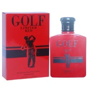 GOLF LIMITED RED Men’s Perfume – Exclusive & Bold Fragrance with Citrusy Top Notes, Spicy Heart, and Rich Woody Base – 100ML Eau de Parfum