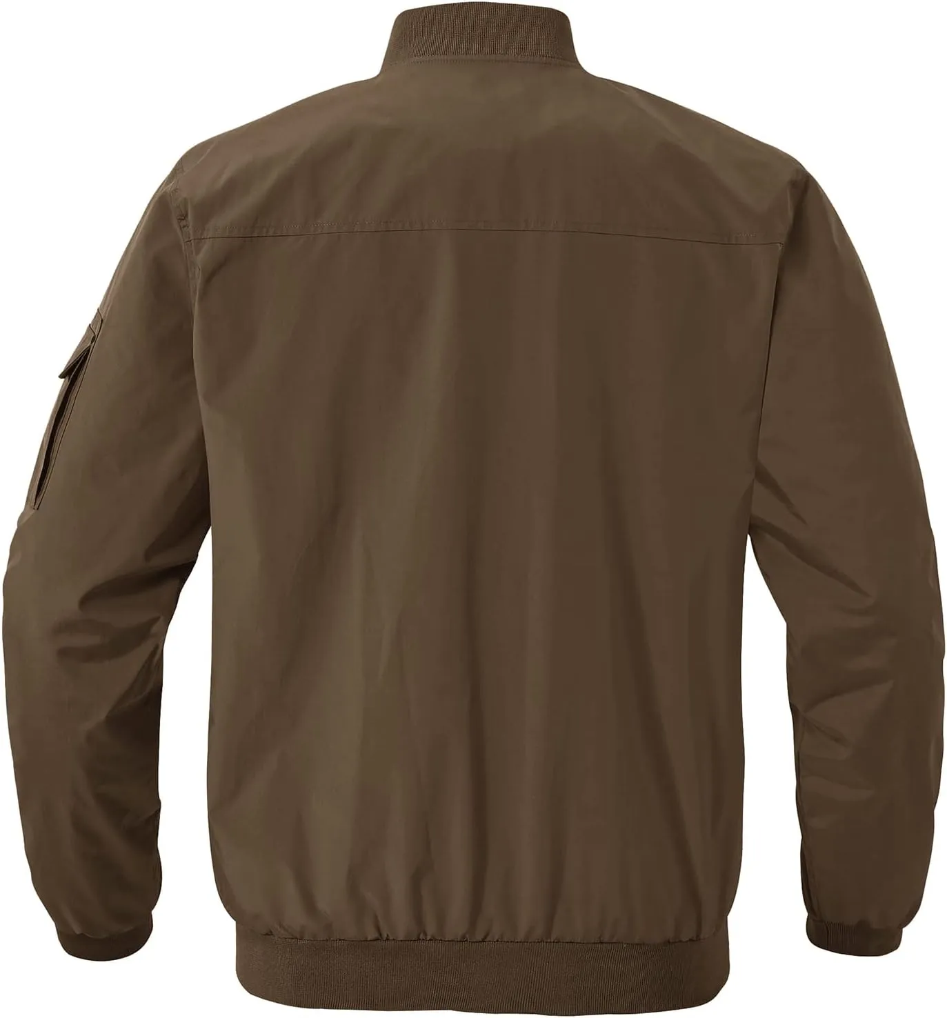 Gopune Men's Windproof Bomber Jacket Lightweight Windbreaker Outdoor Golf Fashion Coat