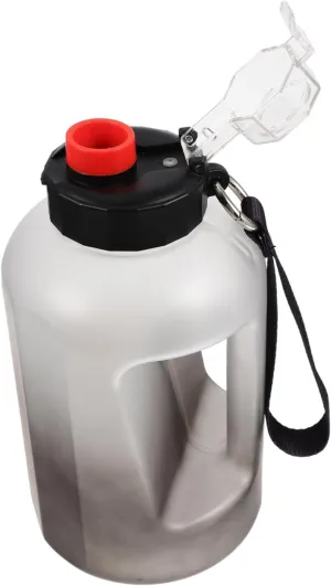 Gradient Sports Water Bottle Capacity Leak Drinking Jug with Comfortable Grip for Hiking Gym and Outdoor Activities