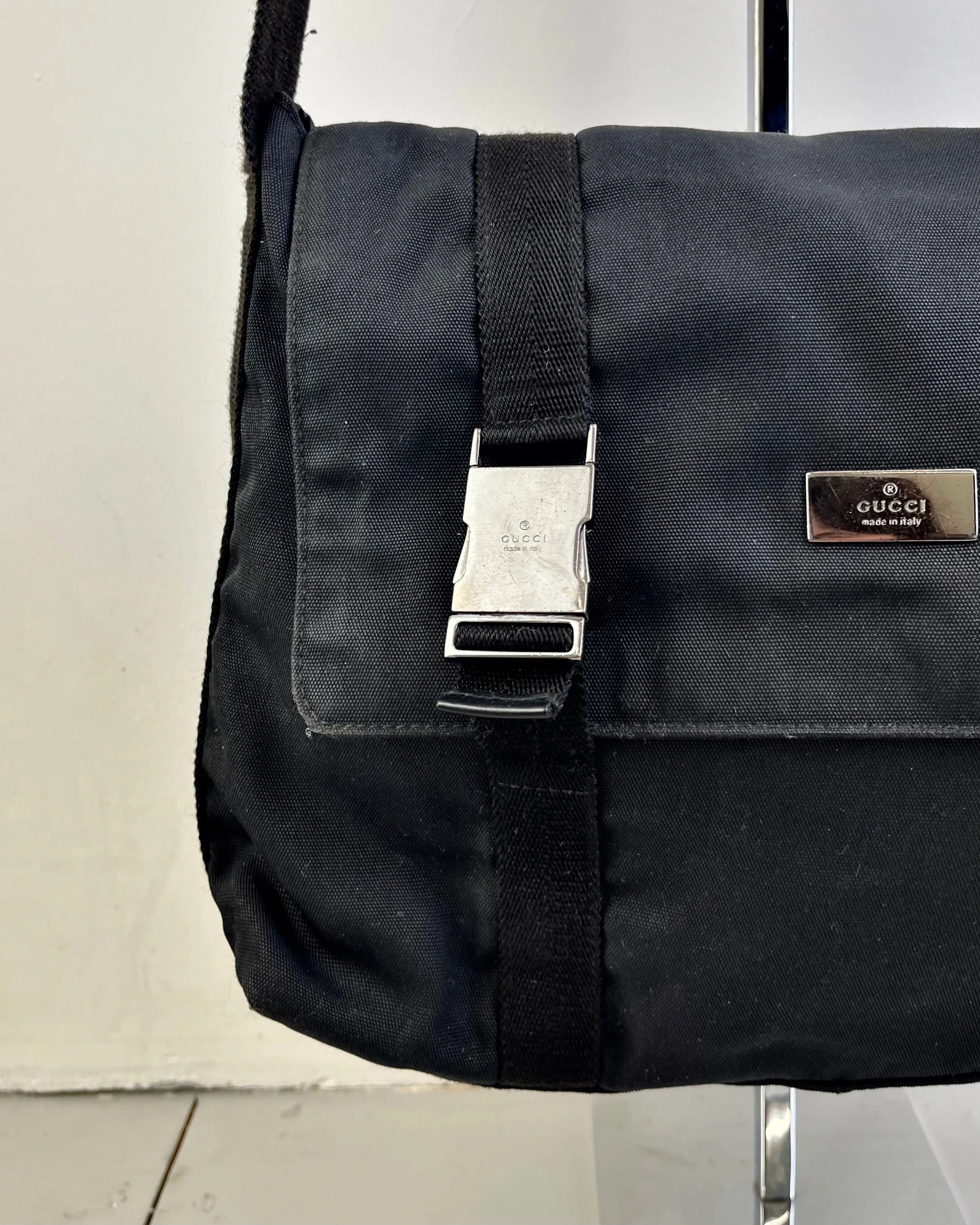 Gucci Canvas Messenger Bag
