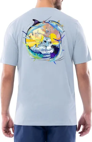 Guy Harvey Men’s Billfish Collection Short Sleeve Pocket T-Shirt