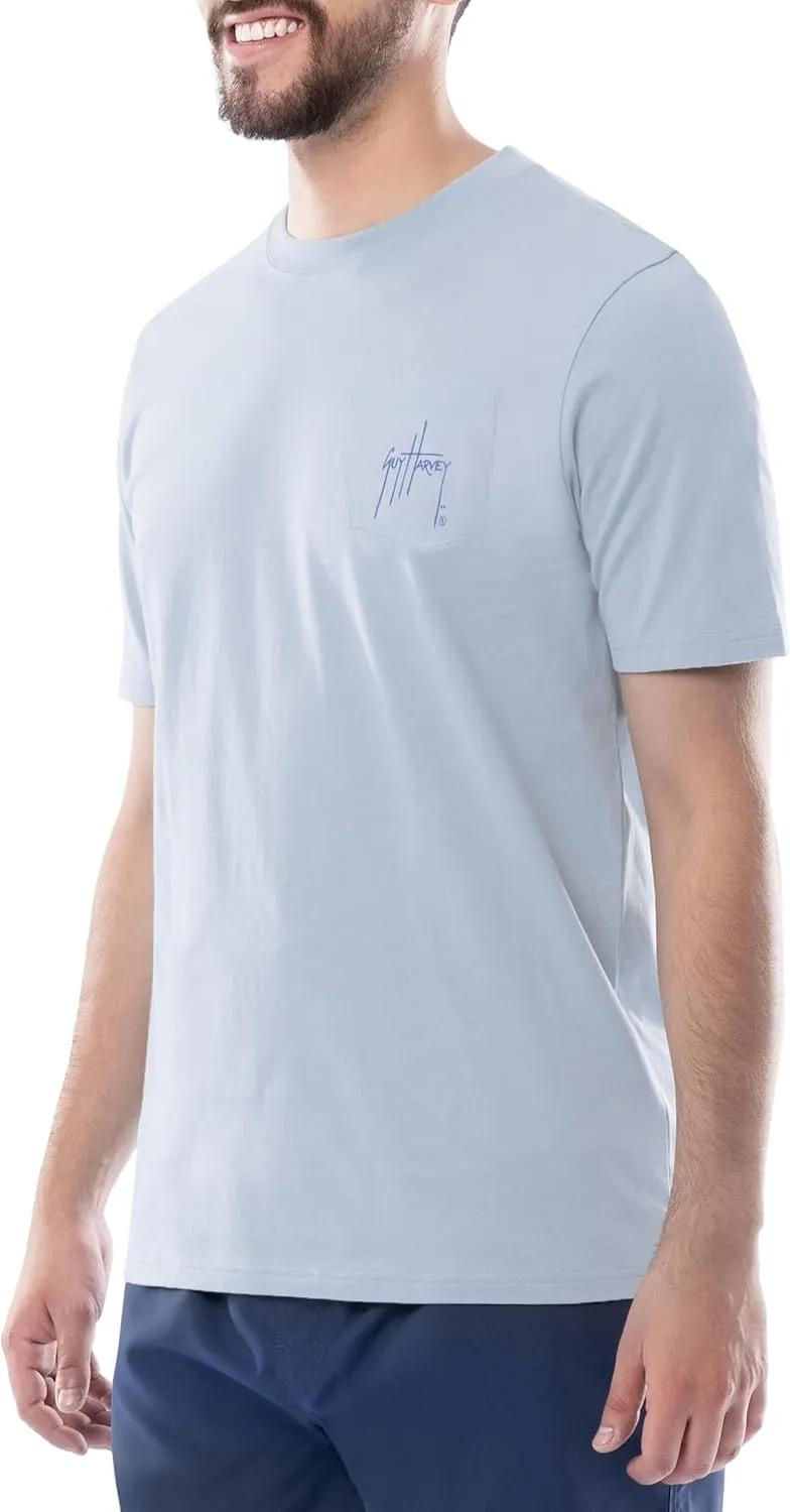 Guy Harvey Men’s Billfish Collection Short Sleeve Pocket T-Shirt