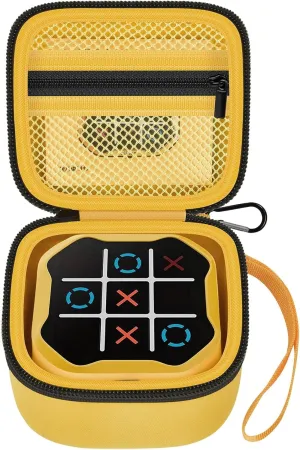 GWCASE Case Compatible with GiiKER Tic Tac Toe Bolt Game 3-in-1 Handheld Puzzle Console, Fidget Toys Board Games Storage Organizer Holder Box for Kids and Adults (Bag Only)