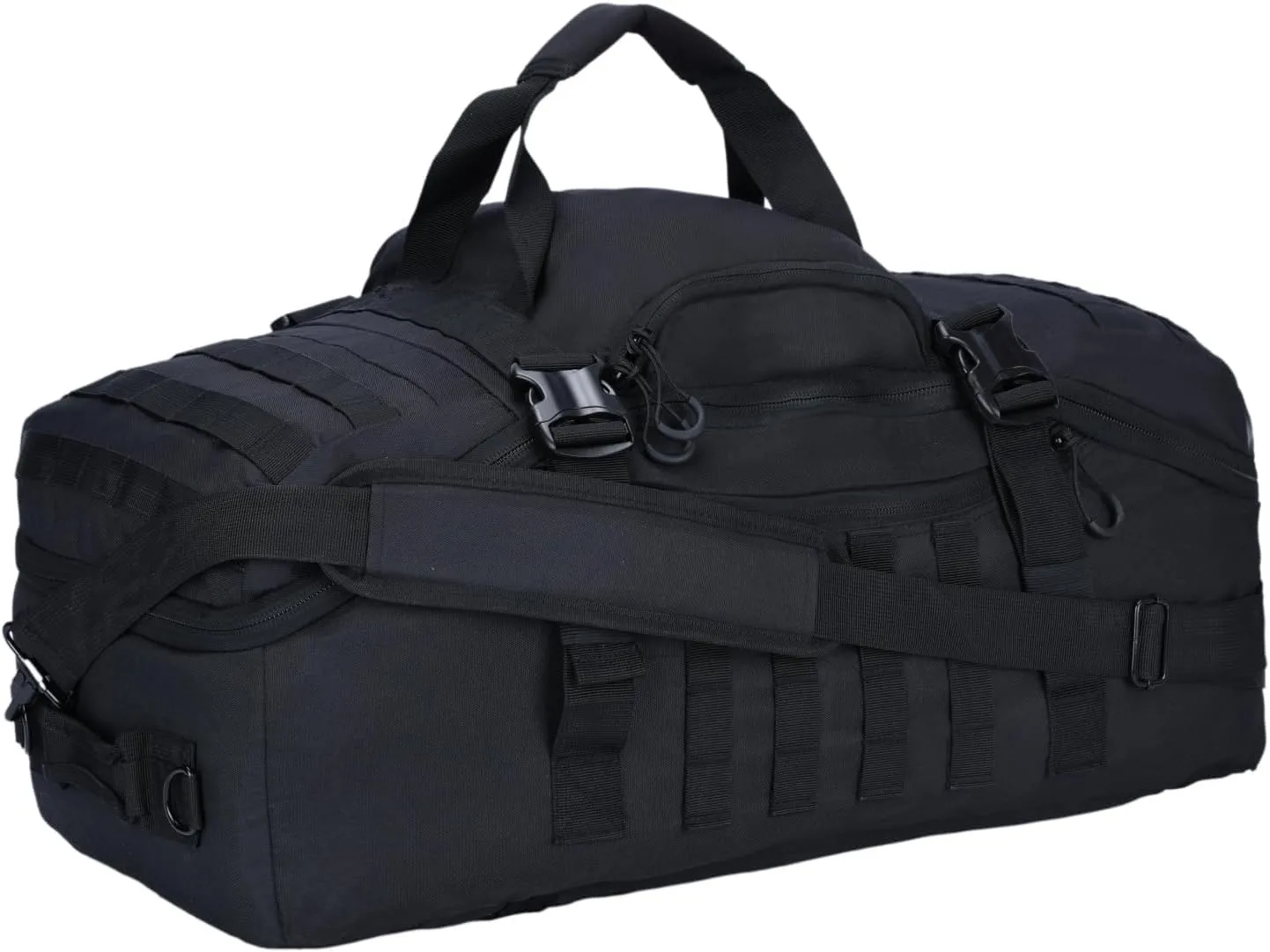 Gym Bag Duffle Bags Backpack Travel Duffel Bag with Weekend Overnight Bag for Outdoor,Tactical,Sports,Travel,Camping,Hunting (Black, 24in-Medium)