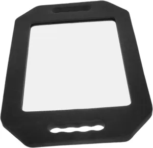 Haircut Salon Mirror Round/Rectangular High Definition Handle Portable Barber Barber Shop Shatterproof Foam