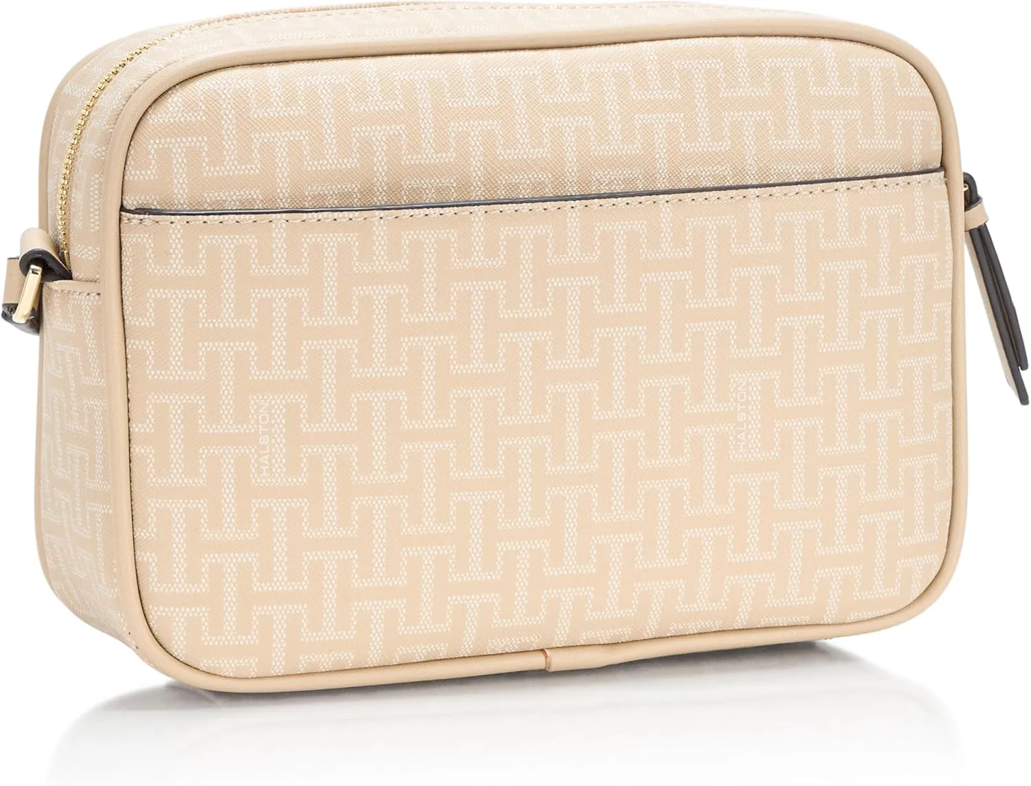 Halston Clara Signature Logo Top Zip Crossbody