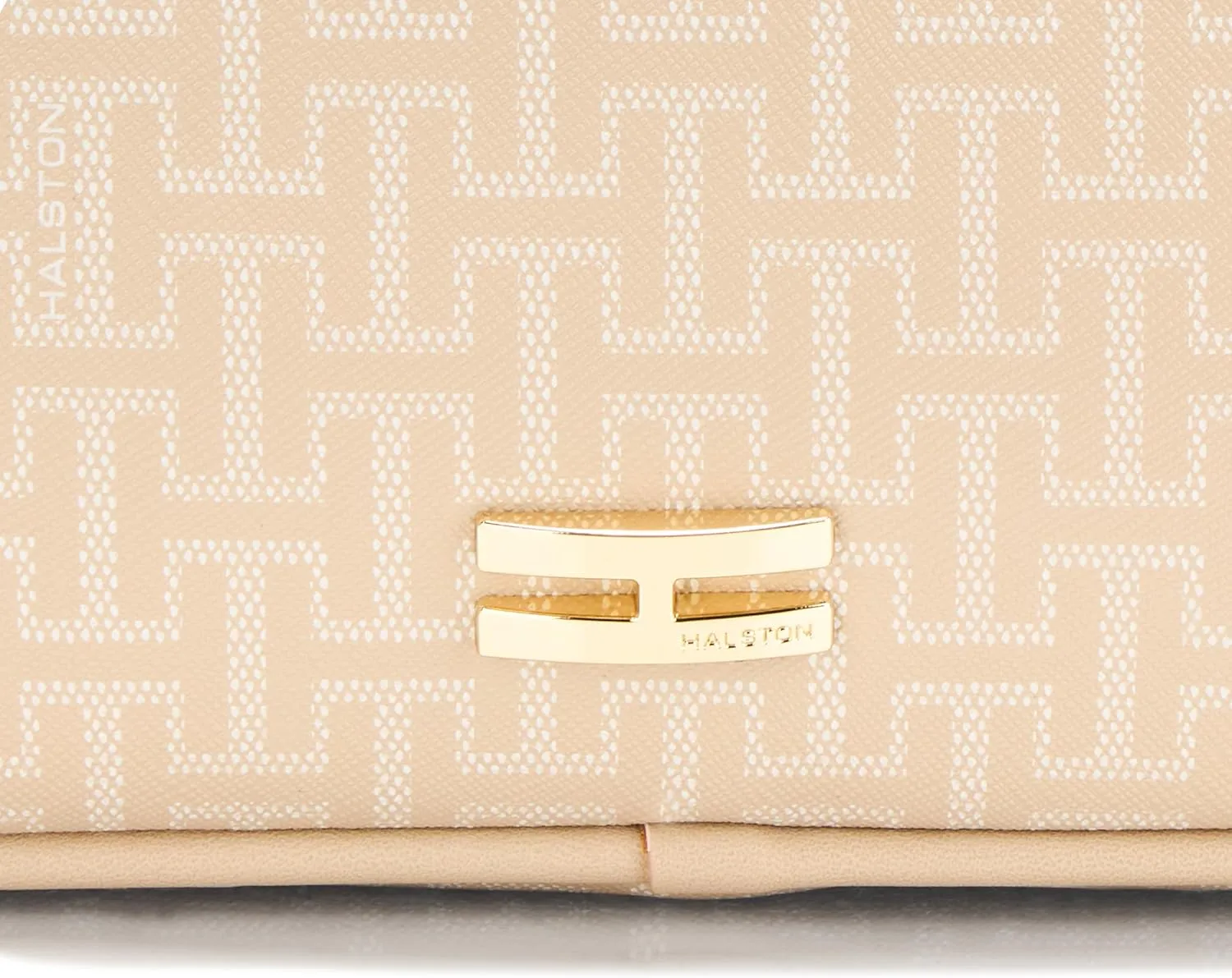 Halston Clara Signature Logo Top Zip Crossbody