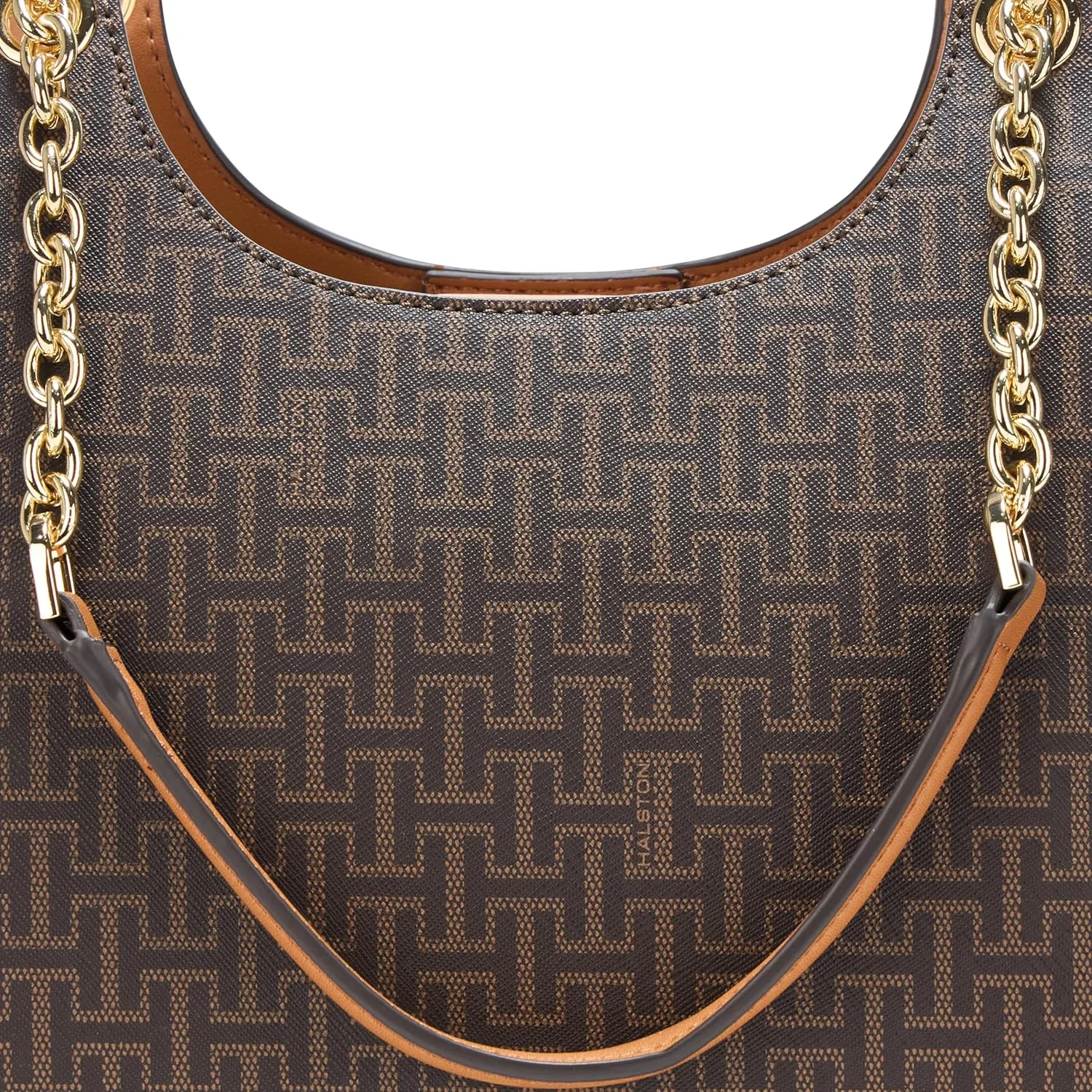 Halston Janis Rocky Road Top Zip Hobo