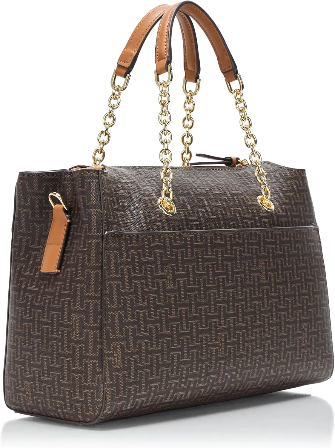 Halston Janis Rocky Road Top Zip Satchel