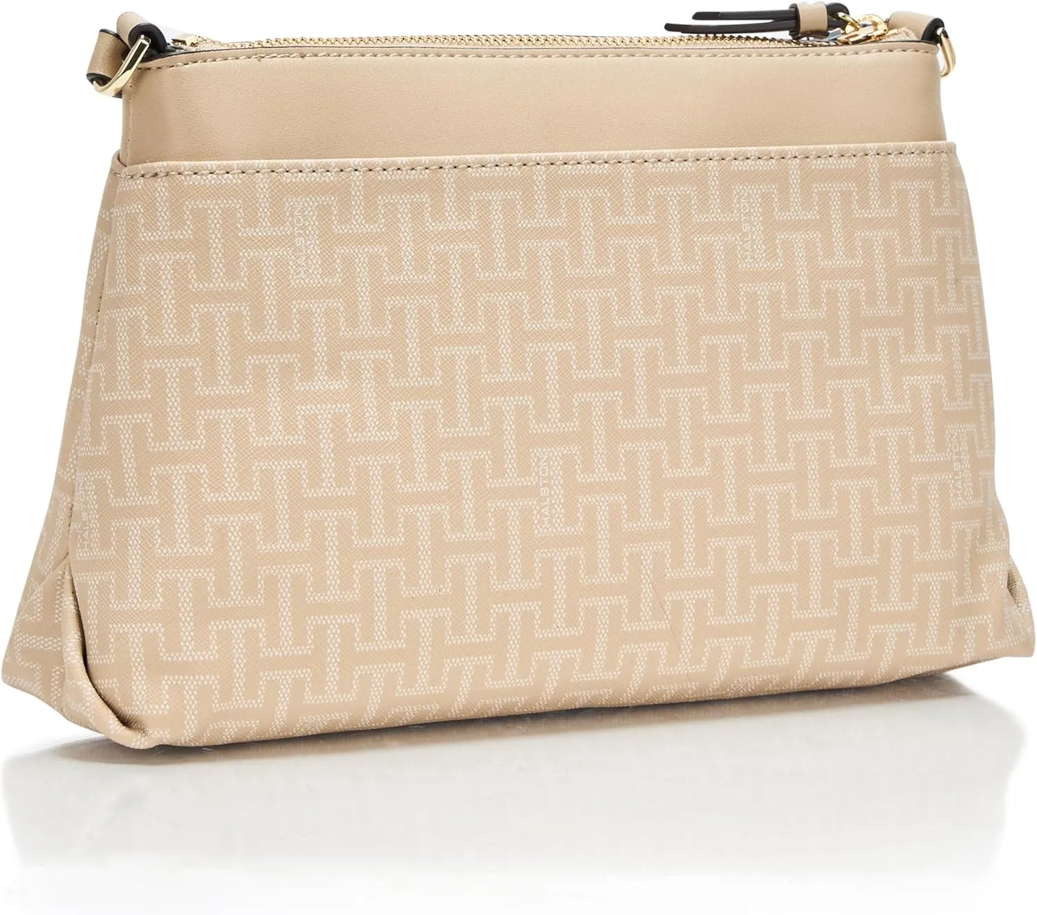 Halston Rosie Signature Logo Top Zip Crossbody