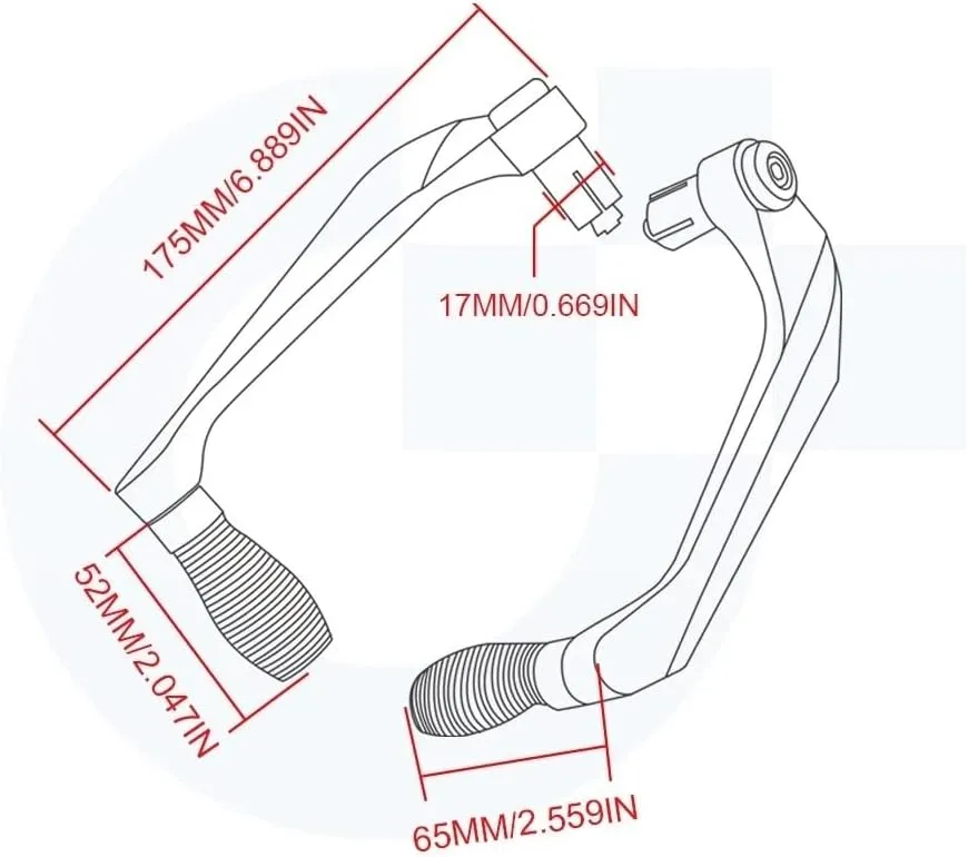 Hand Guards Handlebar Protective Motorcycle Handlebar Grips Guards Brake Clutch Levers Handle Bar Protector Guard for MV A.Gusta Dragster 800 2013 2014 2015 2016