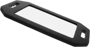 Handheld Foam Barber Mirror with Double Handle Large Rectangular Foam Mirror for Salons Barbershops Unbreakable Design for Easy Viewing of Clients Hairstyles
