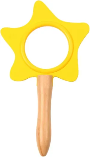 Handheld Magnifying Glass Safe Boys and Girls Magnifier Cartoon Lens Observation Toy