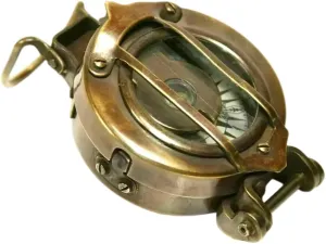 Handmade Antique Brass 2.5 Inch WWII Military Pocket Compass – Vintage Navigation Tool