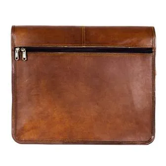 Handmade Leather Messenger Full Flap Bag