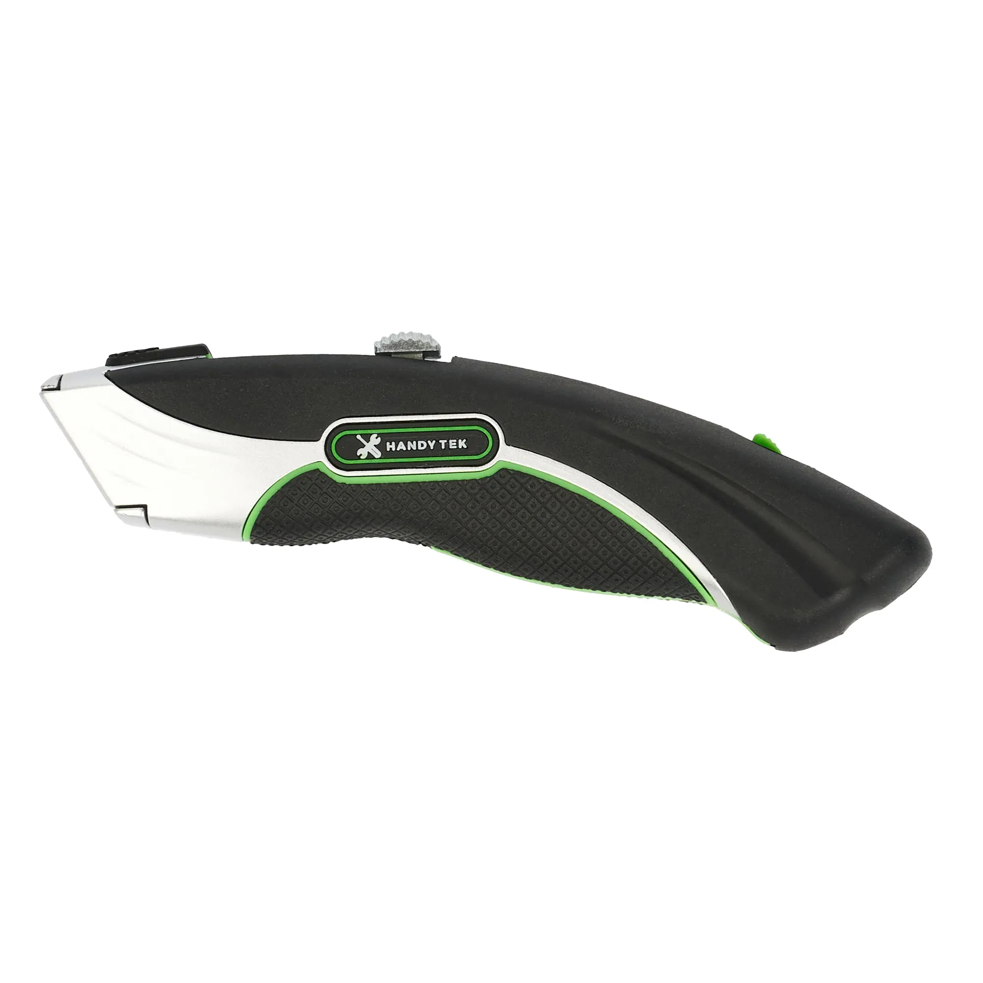 Handy Tek Black Dual Blade Utility Knife - Quick Change, Heavy Duty - 7" - 1 count box