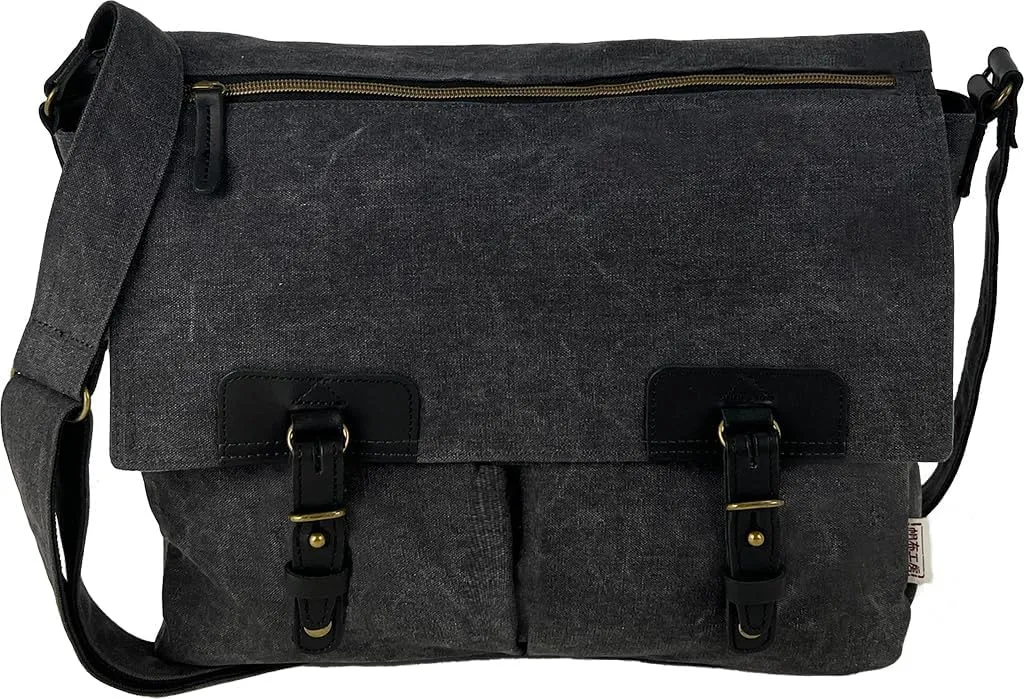 HANPU KOUBOU Shoulder Bag Messenger Bag Men Ladies Canvas Shoulder Laptop bag crossbody Diagonal 3X97