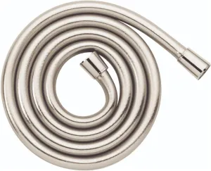hansgrohe Techniflex Handheld Shower Replacement Shower Hose 63-inch Easy Install Modern Shower Hose in Polished Nickel, 28276833