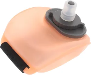 Happyyami Portable Water Bottle White Handle Soft Collapsible Marathon Hydration