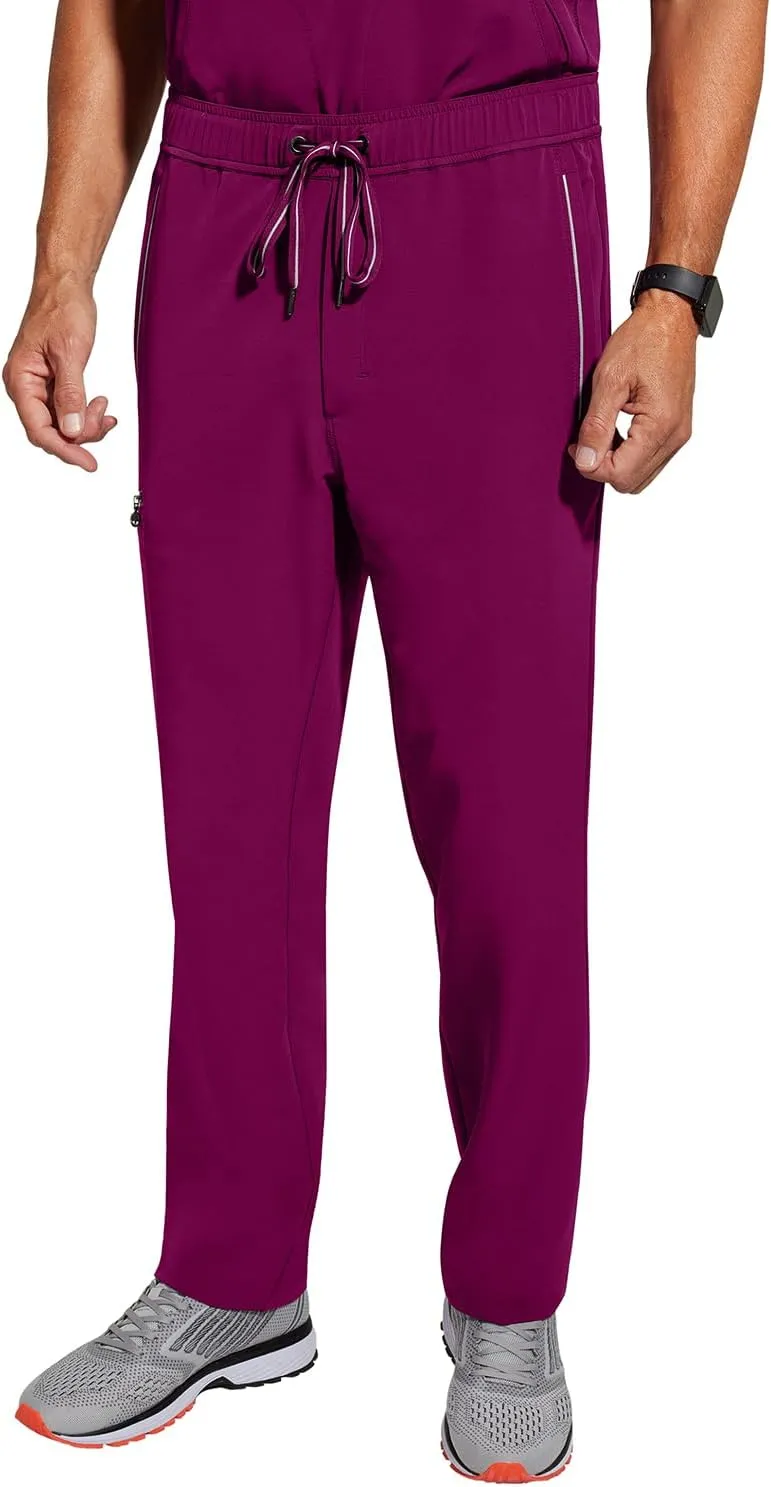 Healing Hands Medical Scrub Pant for Men Noah Bottoms with 7 Pockets, Moisture Wicking, 360° Stretch & Recycled Fibers 9173