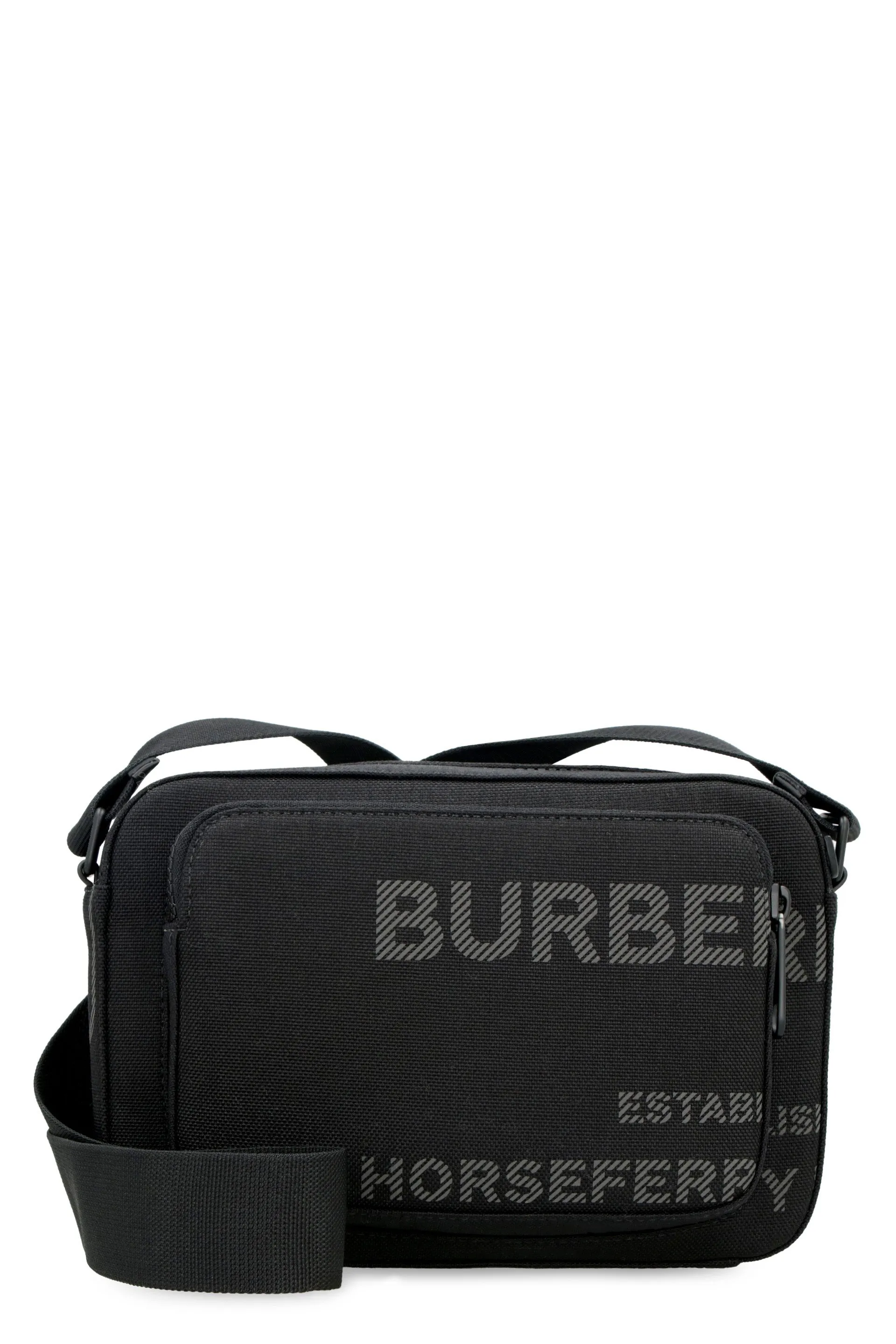 Horseferry print nylon messenger bag