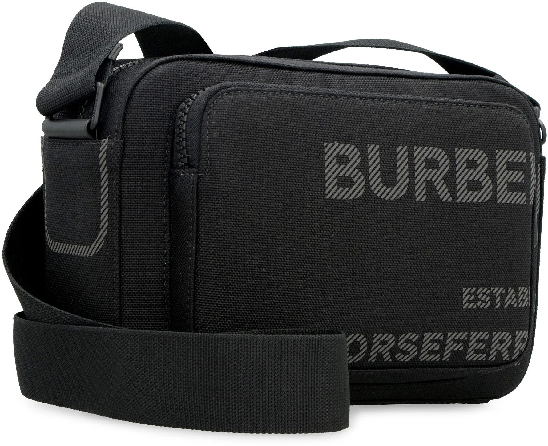 Horseferry print nylon messenger bag
