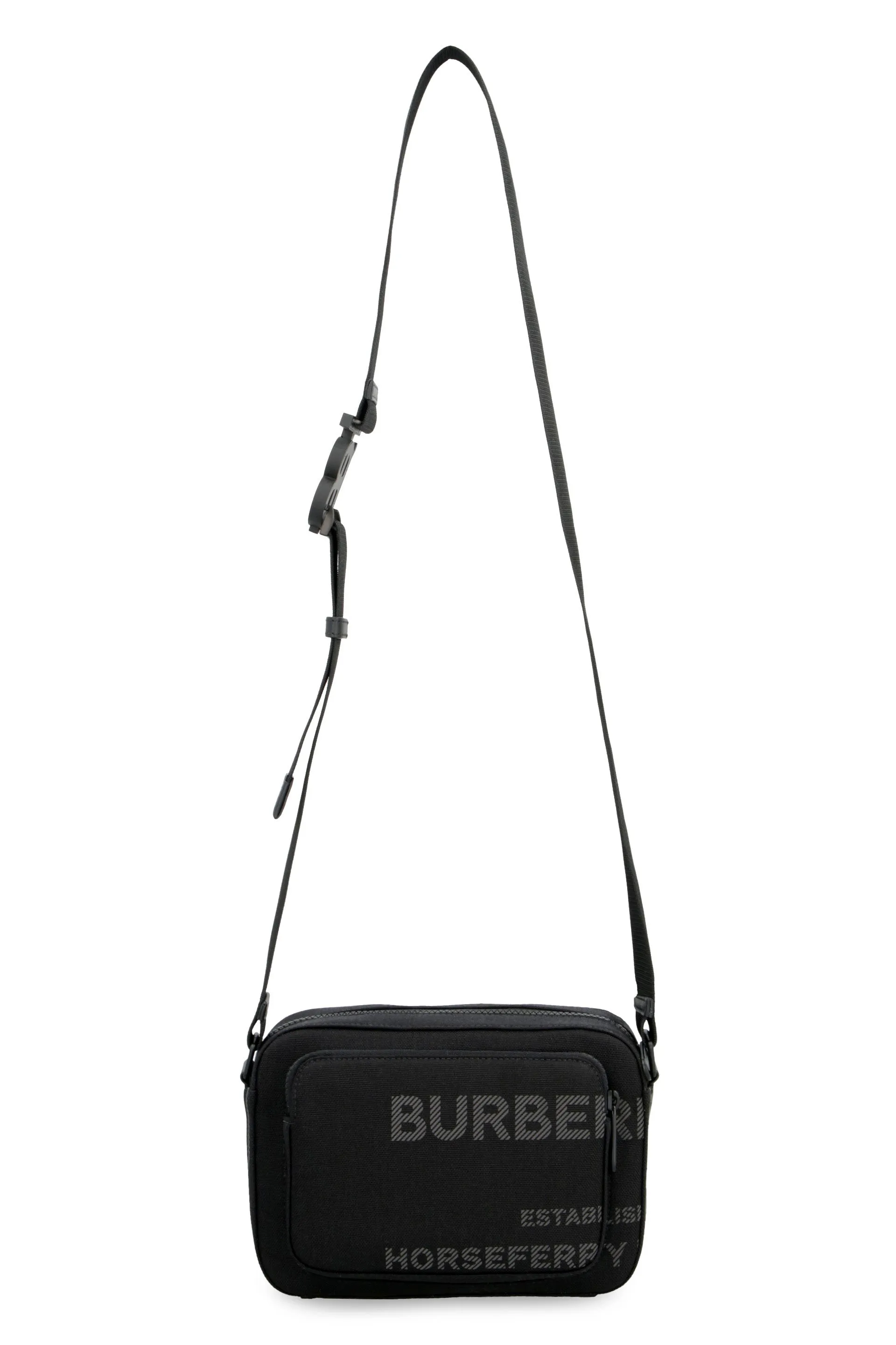 Horseferry print nylon messenger bag