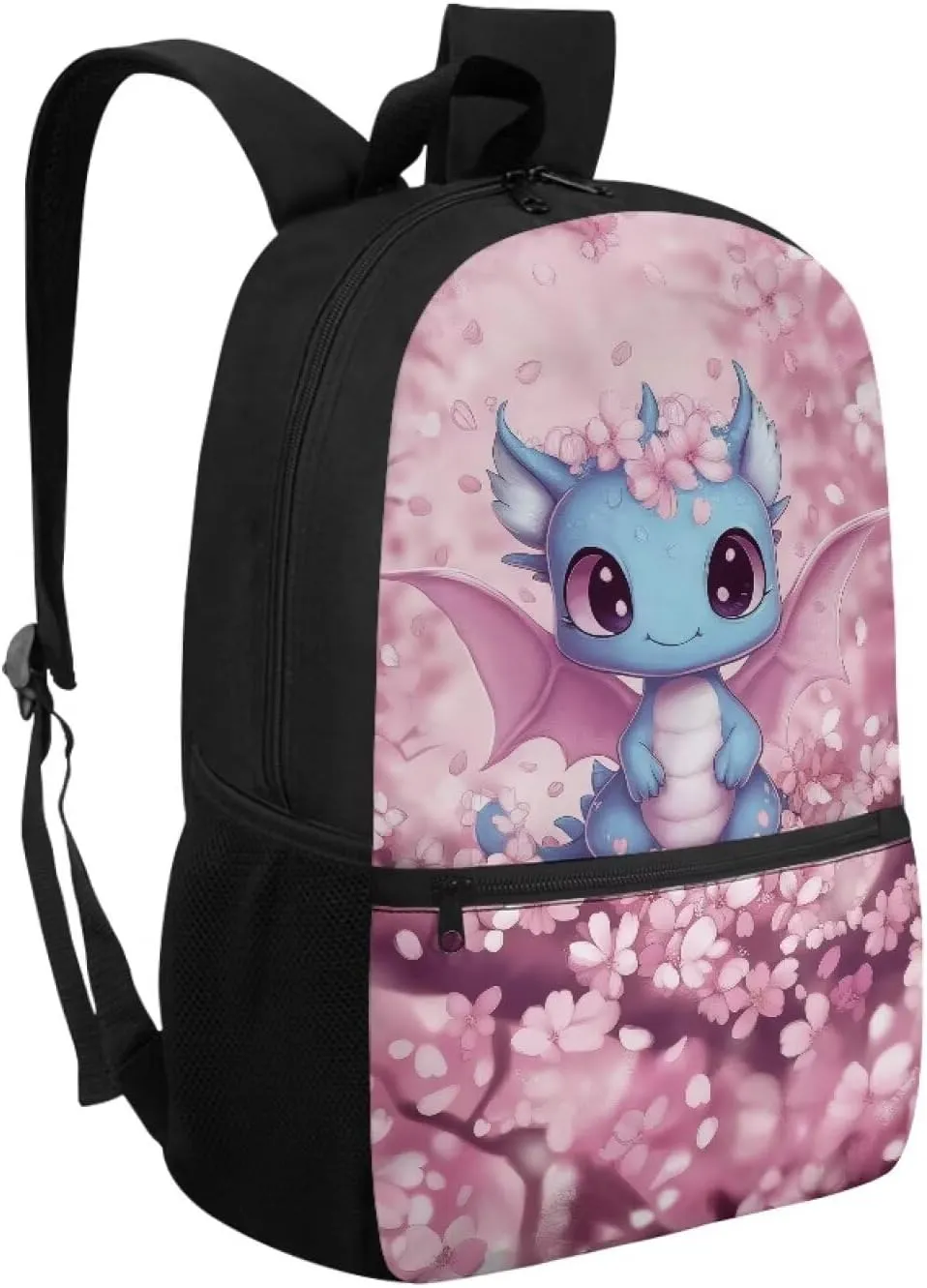 HUIACONG Custom Dragon Backpack for Girls Personalized Backpacks Customized Name School Bags Kindergarten Elementary Book Bag 5Th Grade Schoolbag