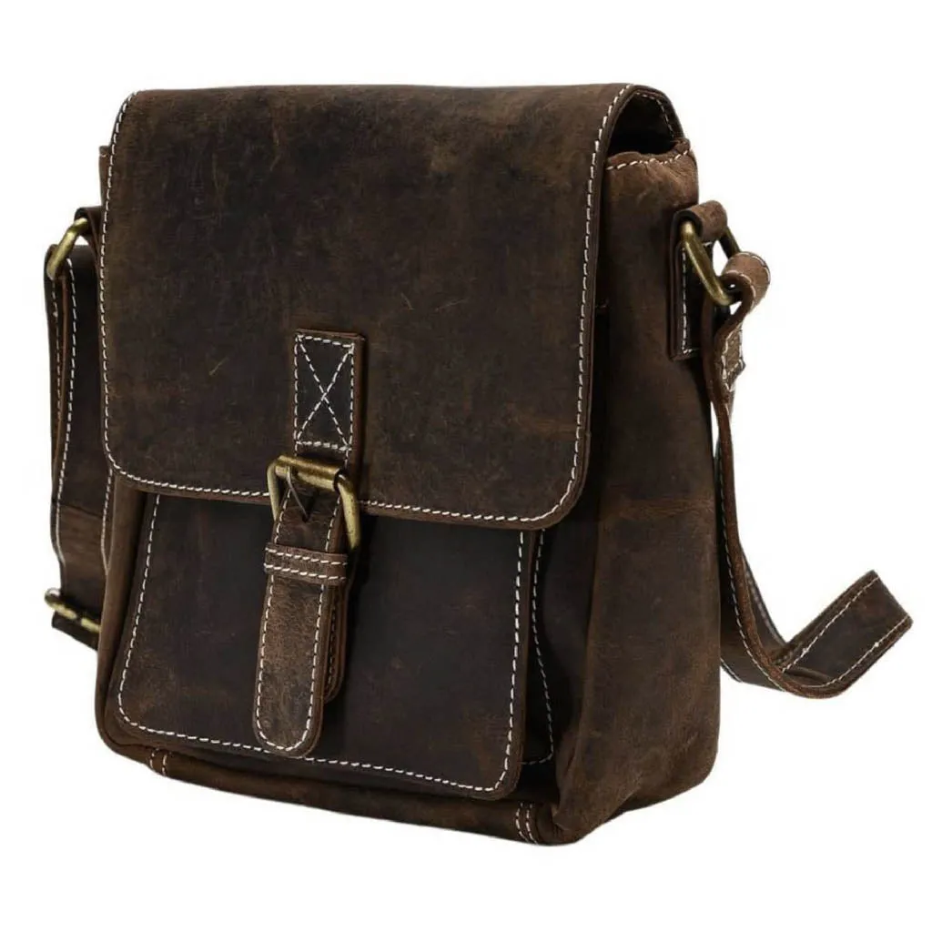 Hunter Leather Messenger Bag - CC14