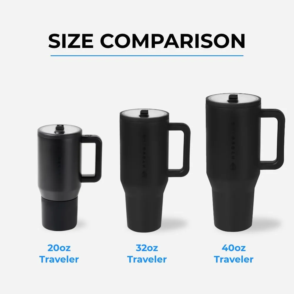 HydroJug Kids - 20 oz Insulated Kids Water Bottle with Flip Straw & Handle | Leak-Proof & Durable | Perfect for School, Sports, Lunch, Travel & Camp, Black