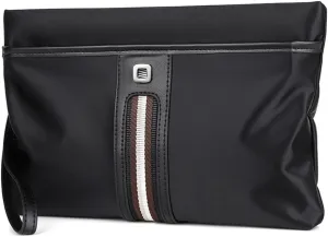 iCozzier Men's Oxford Clutch Bag Large Capacity Business Clutch Bags Wallet Pockets with Zipper Wallets for Men with Wrist Strap Wrist Bag Work Travel Casual