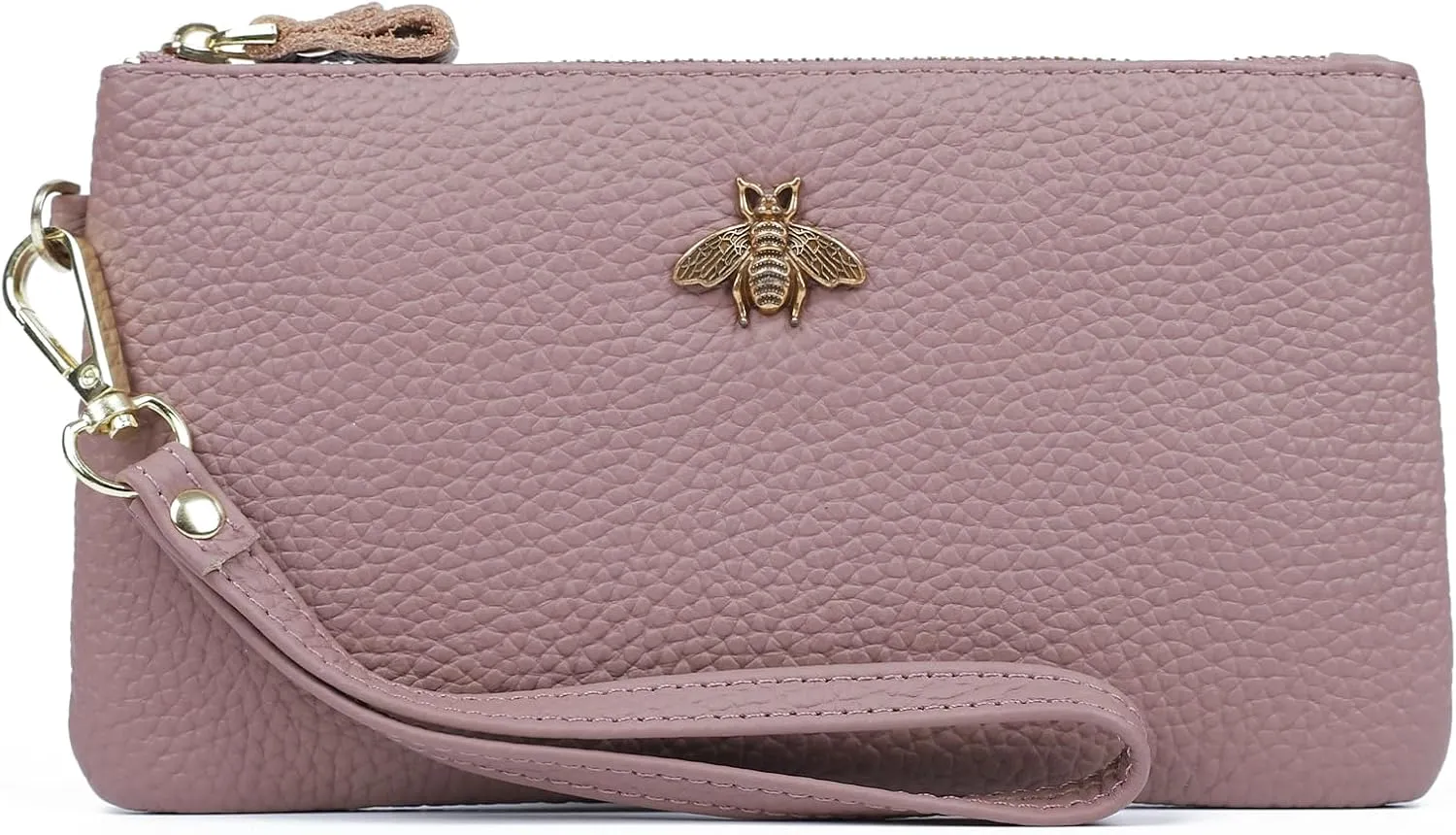 imeetu Women's Wristlet Clutch Purse Leather Cell Phone Wallet Handbag with Wrist Strap