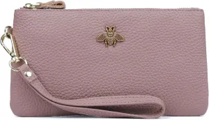 imeetu Women's Wristlet Clutch Purse Leather Cell Phone Wallet Handbag with Wrist Strap