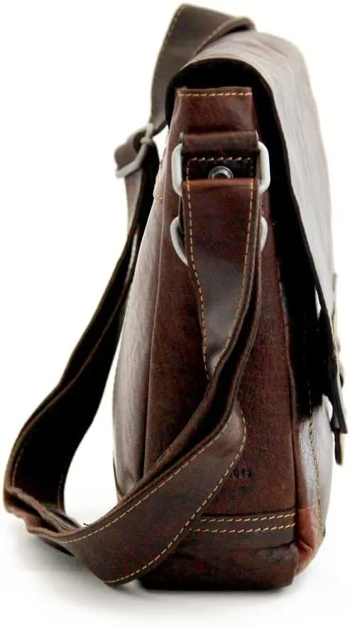 Jack Georges Voyager Messenger Bag #7314 (Brown)