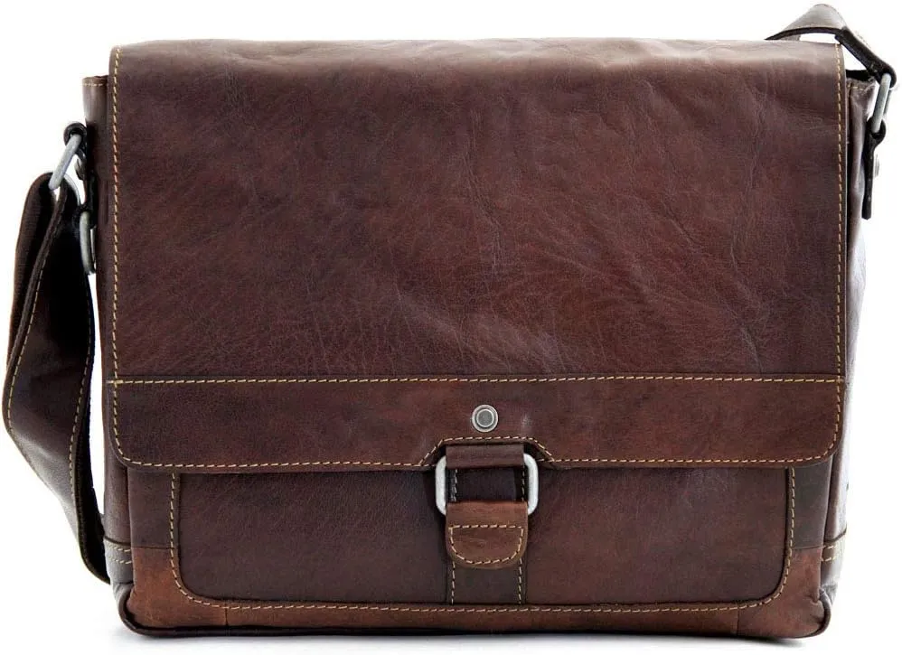 Jack Georges Voyager Messenger Bag #7314 (Brown)