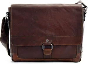 Jack Georges Voyager Messenger Bag #7314 (Brown)