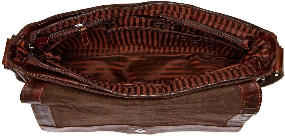 Jack Georges Voyager Messenger Bag #7314 (Brown)