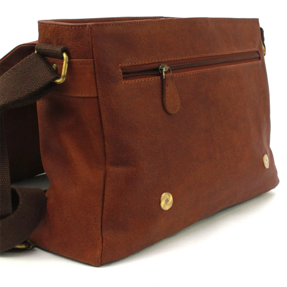 Jacob Leather Messenger Bag