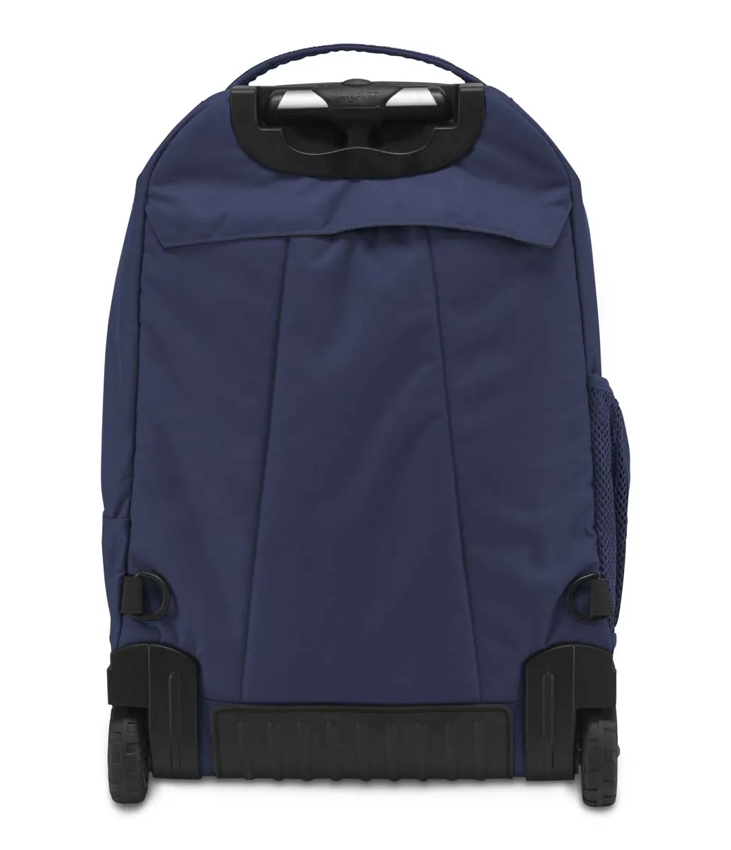 JanSport Driver 8 Rolling Backpack Wheeled Travel Bag 36 Liters - Navy
