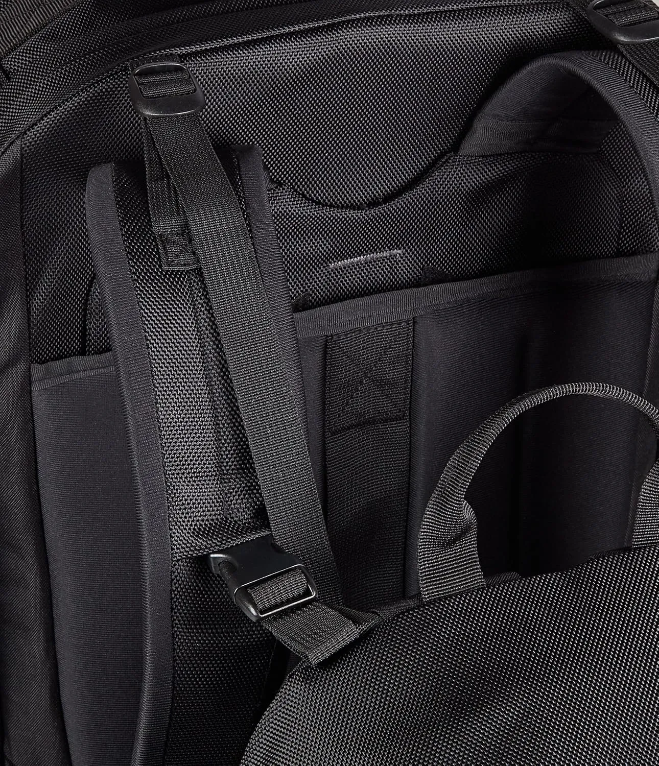 JanSport Venture Pack System – Travel Pack With Large Main Compartment, 4 Water Bottle Pockets, Adjustable Torso Length, Perimeter Wireframe Suspension, Tuck-Away Straps, Padded Hip Belt, Black
