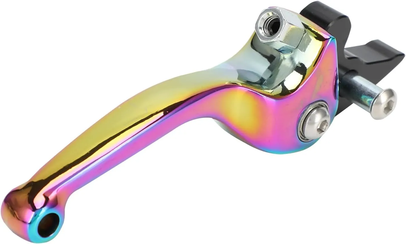 JFG RACING Motorcycle Brake Clutch Lever 7/8" 22mm Folding Levers Aluminum Alloy Universal for CRF50 KLX SSR TTR 110 125 150 200 250cc Dirt Pit Bike ATV Mini Bike Quenching