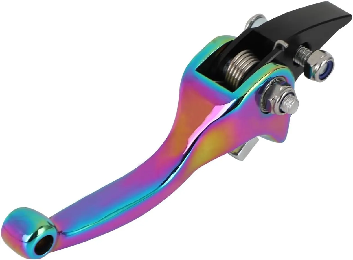 JFG RACING Motorcycle Brake Clutch Lever 7/8" 22mm Folding Levers Aluminum Alloy Universal for CRF50 KLX SSR TTR 110 125 150 200 250cc Dirt Pit Bike ATV Mini Bike Quenching